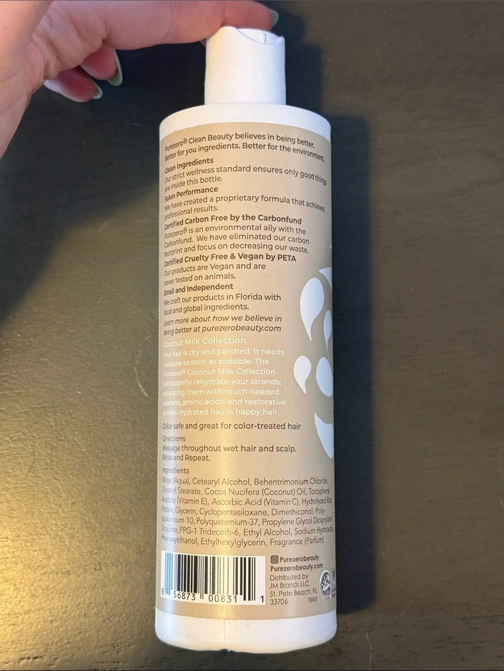 🌻 PureZero Coconut Milk Moisturizing Conditioner 12 Oz NEW
